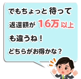 返還額が13万以上も違う