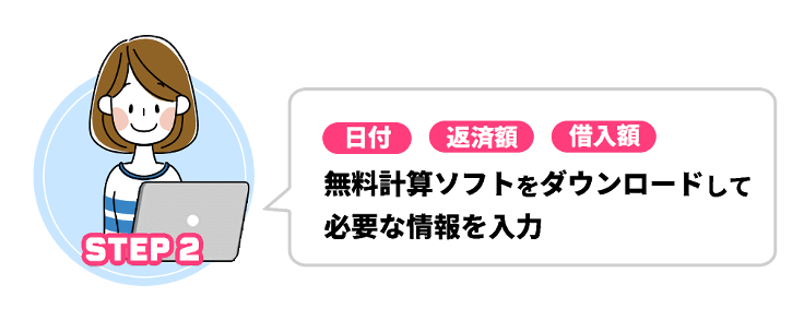 計算ソフトを使って金額を算定