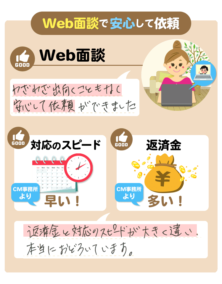 Web面談で安心して依頼