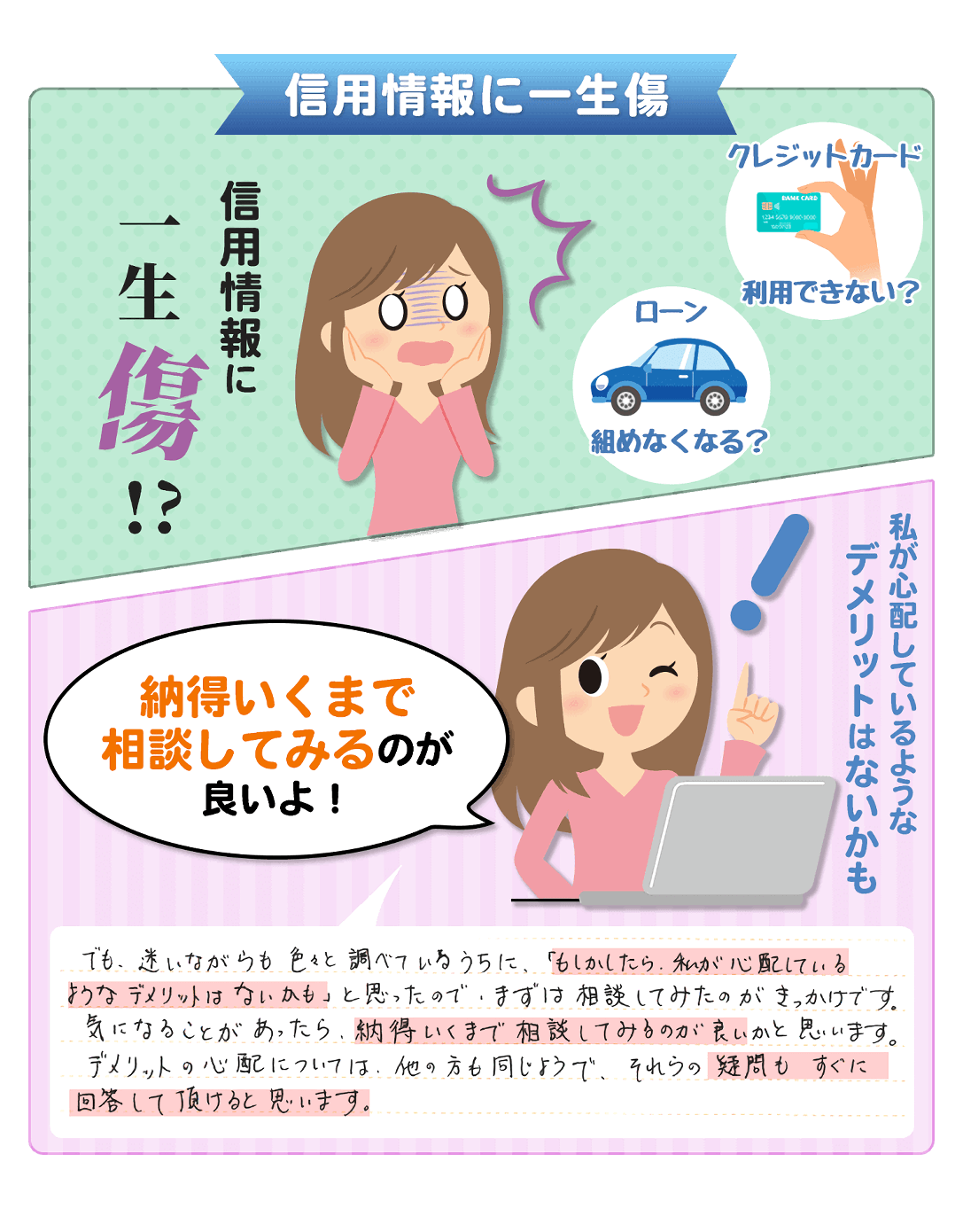 過払い金請求 体験談 から解決しよう デメリット編