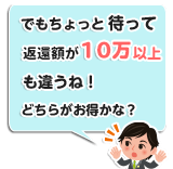 返還額が10万以上も違うね