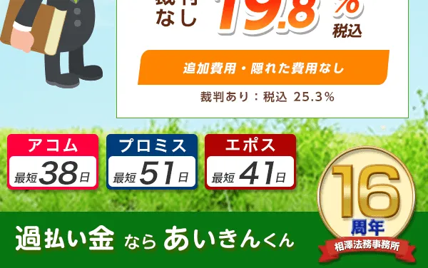 小さな事務所の安心費用