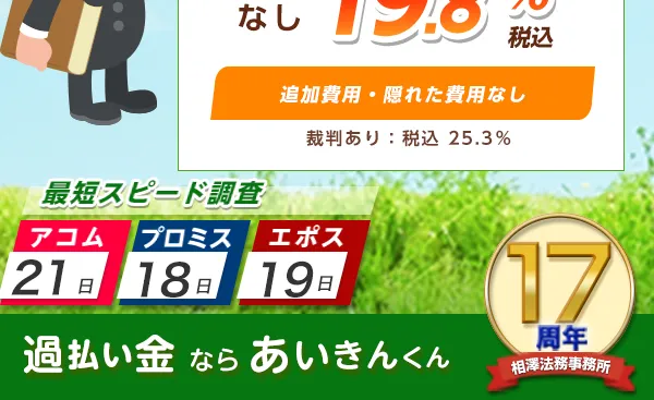 小さな事務所の安心費用
