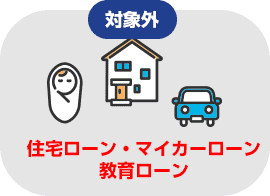 住宅ローン・マイカーローン・教育ローンなど