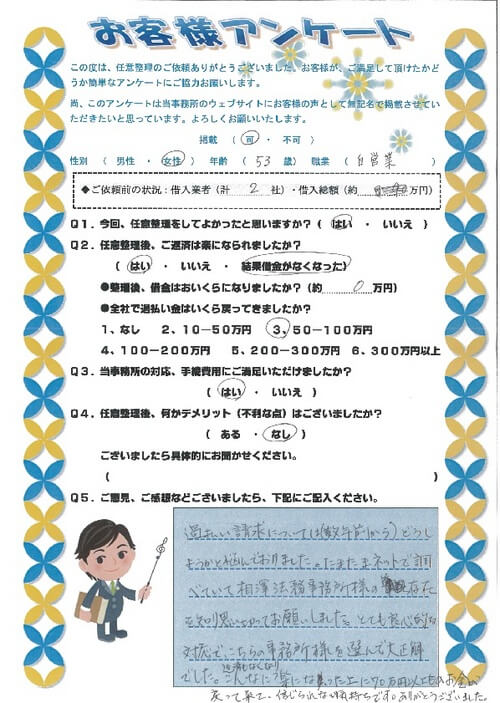 ありがとうの声