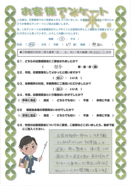 ありがとうの声