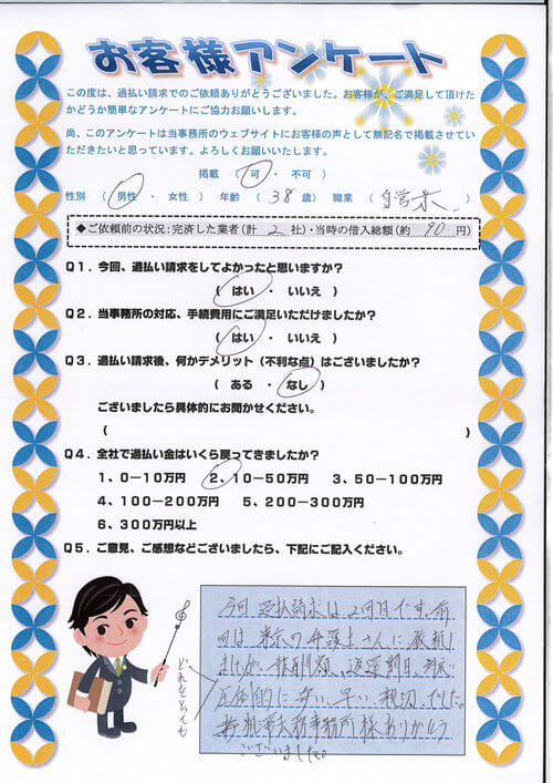 ありがとうの声