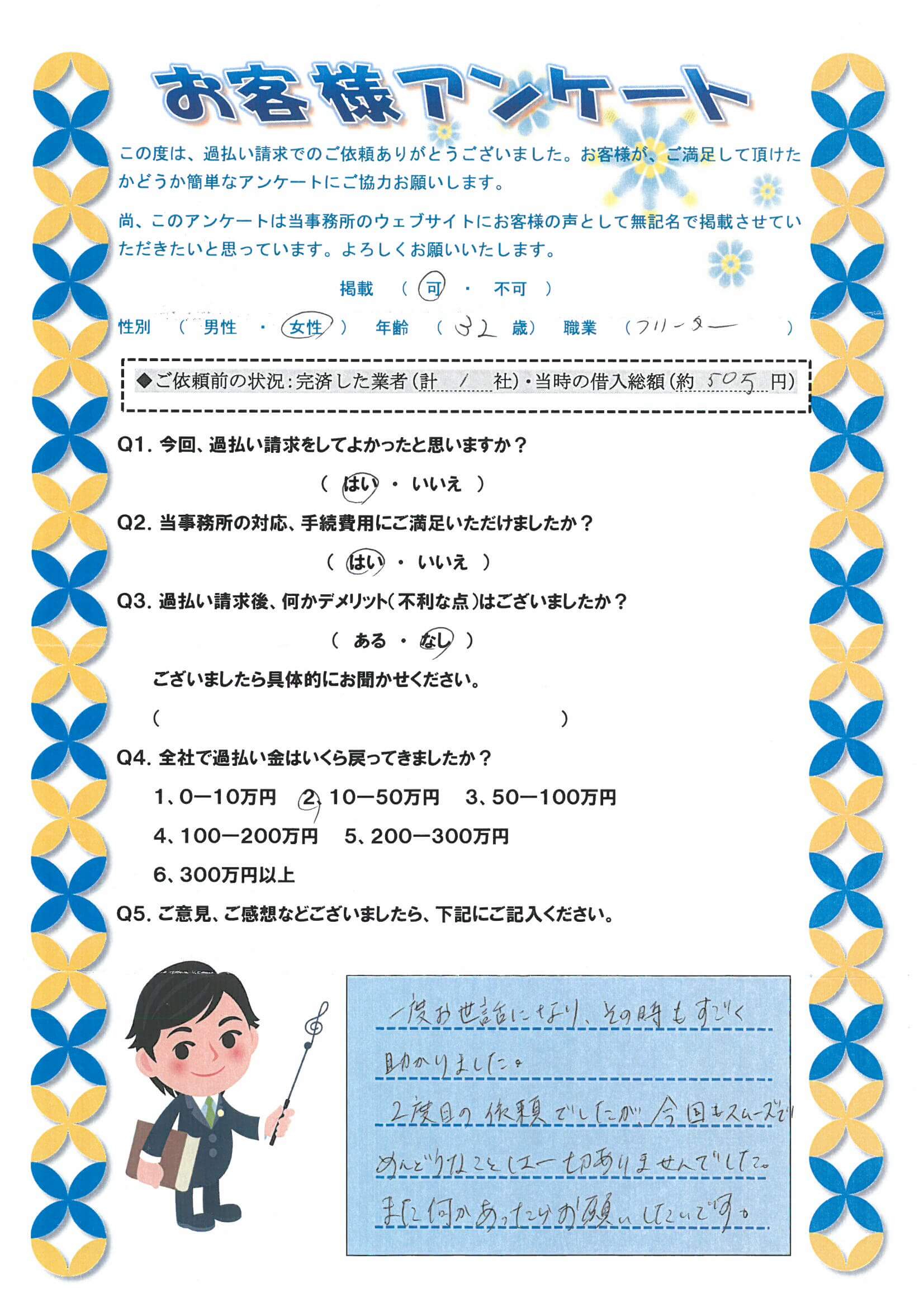 ありがとうの声